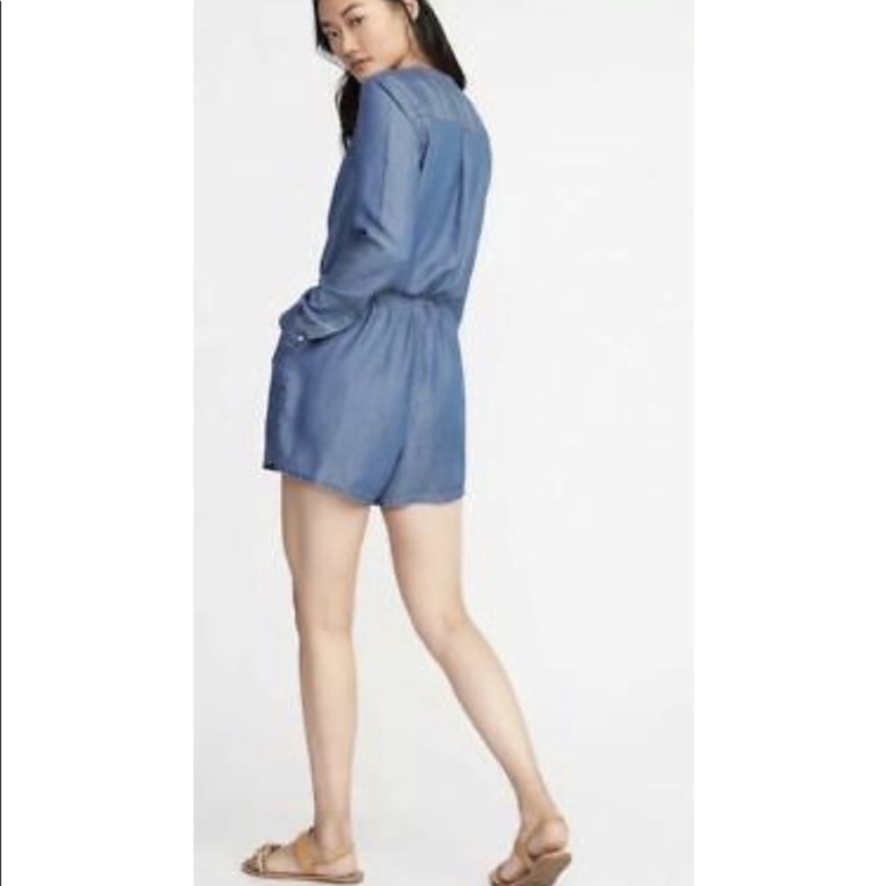 Chambray Romper